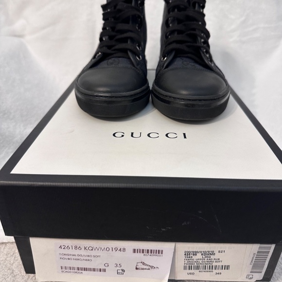 Gucci New Canvas GG Monogram Womens Tennis 1977 High Top  Gucci GG Hightop Canvas - Women